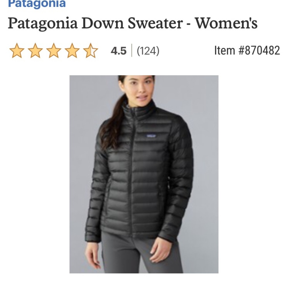 Patagonia Women's Down Sweater Jacket